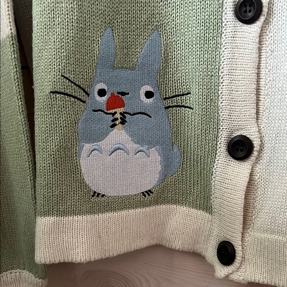 Her Universe Studio Ghibli My Neighbor Totoro Patchwork Girls Cardigan - Picture 3 of 6